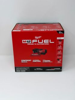 Milwaukee M12 FUEL 6" Random Orbital Sander Kit 2585-22CX