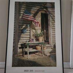 Wall Decor Picture American Flag 18x26