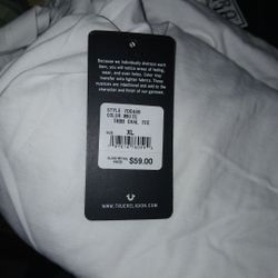 True Religion White T Shirt 