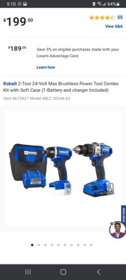24 V Kobalt Tool Set