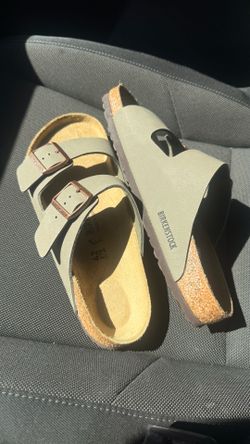 Mens Birkenstock Arizona Slide Sandal - Stone