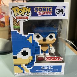 Funko Pop 8-Bit Sonic The Hedgehog #34 Target Exclusive