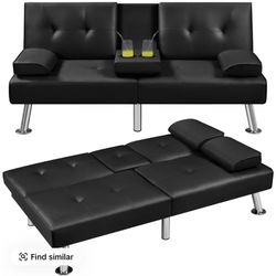 Modern Sofa Bed Folding Futon Set Convertible Recliner Living Room Lounge