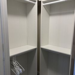 🧼 White Modular Closet Organizer – Set of 3