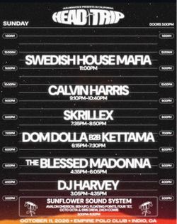 HEADTRIP SUNDAY !!!! $250