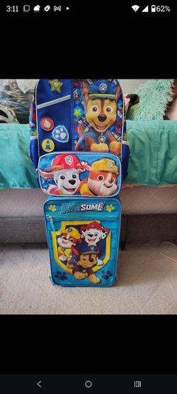 Paw Patrol Luggage And Backpack 
