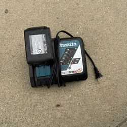 Makita 5.0 Battery And Charger 