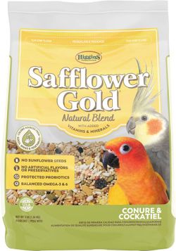 Safflower gold conure n cockatiel food