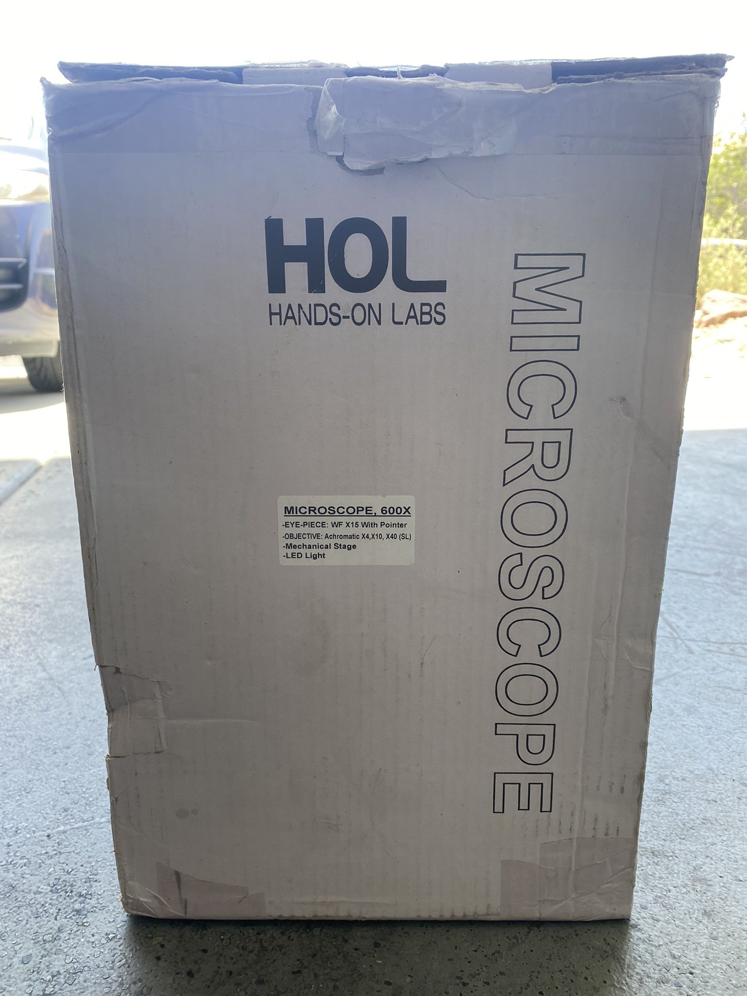 HOL Lab Microscope, 600x With Chemical & Lab Kit