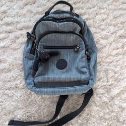 Kipling Denim Backpack