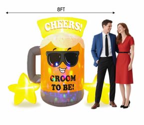 8ft groom to be inflatable