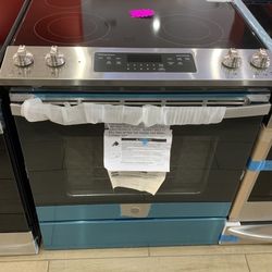 GE 30 in. 5.3 cu. ft. Slide-In Range with Self-Cleaning Oven in Stainless Steel NK