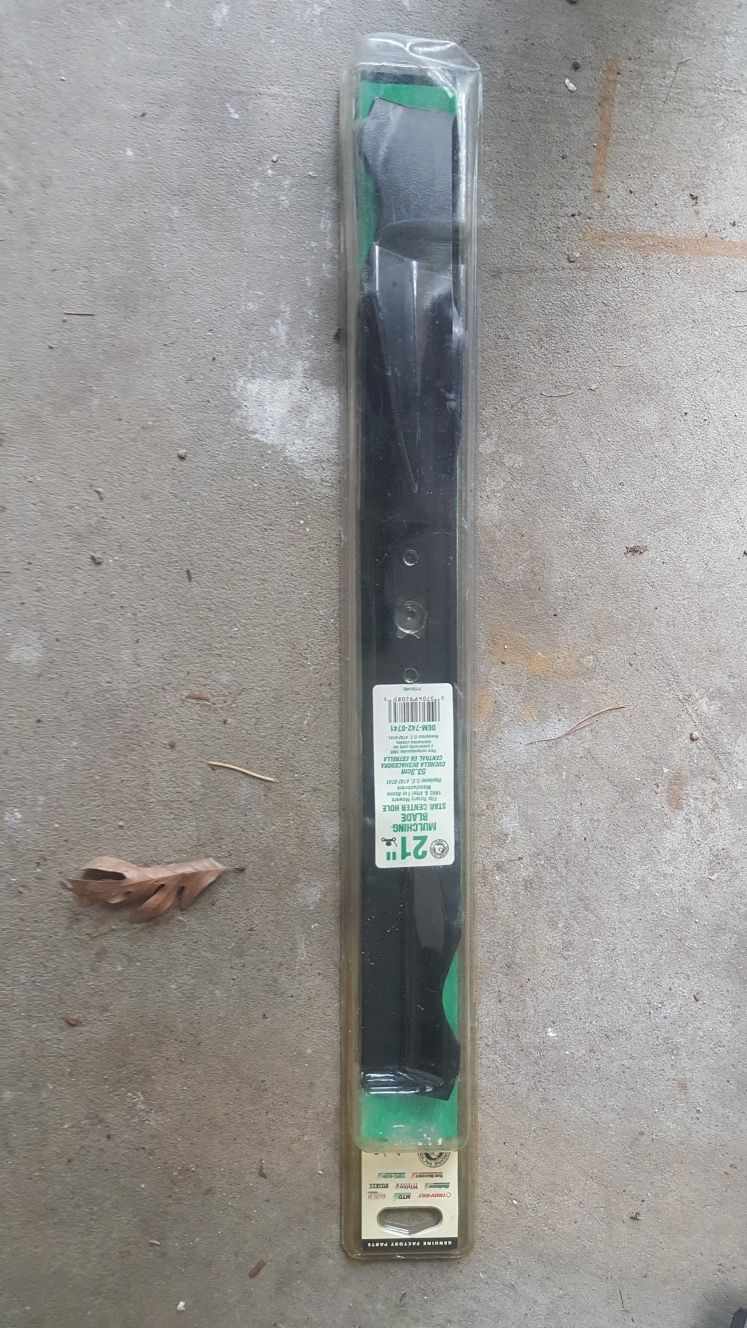 21 inch mulching mower blade