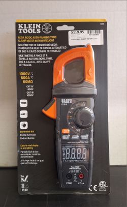 KLEIN 600A AC/DC TRMS CLAP METER