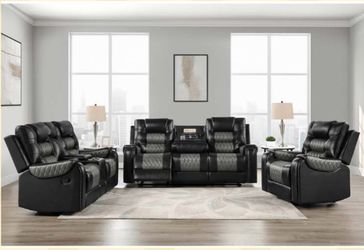 Ofertas Reclining 3pc Black 💃🏽🌹🌺🚛😂🌹💙🔥