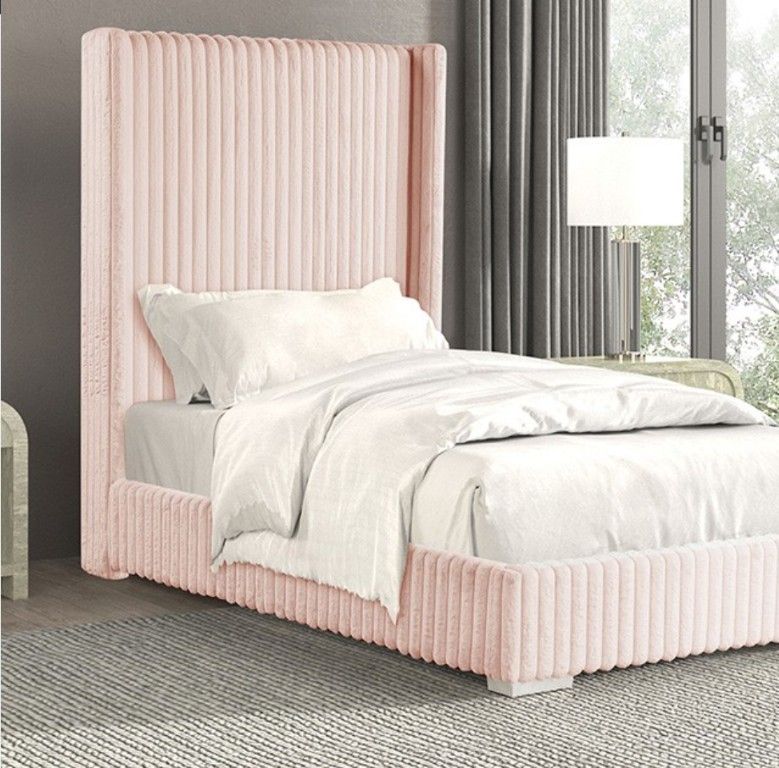 Pink Full & Twin Platform Bed - Atlanta Same Day Delivery