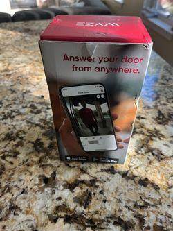 Wyler Motion Video Doorbell  Chime Weatherproof  1080PHardwired Night Vision