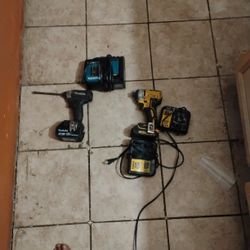 2 Impact drills Comes With Battery And Charger For 160