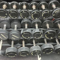 Dumbbell Set And Racks 