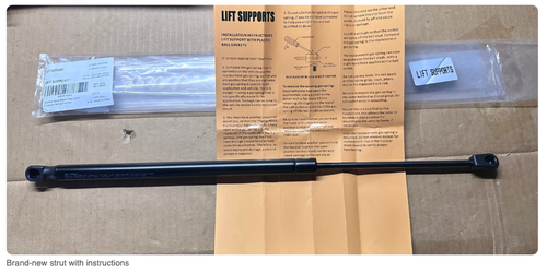 VW Jetta Trunk Lift Support (1) STETIG gas strut · part 4B-176631 · fits 2011–2018 Jetta sedan