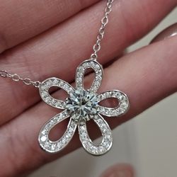 solid Sterling Silver Certified Moissanite Wedding Gift