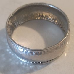 Silver Tone Bangle Bracelet Jewelry 