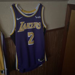 Official Lonzo Ball Lakers Jersey Size-large 