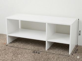 White Storage Organizer / TV Stand