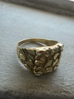 10K Nugget Ring