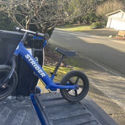 Child Kid Children Strider Sport Balance Bike 12” Wheels Bicycle Tricycle Trike like Good Condition 