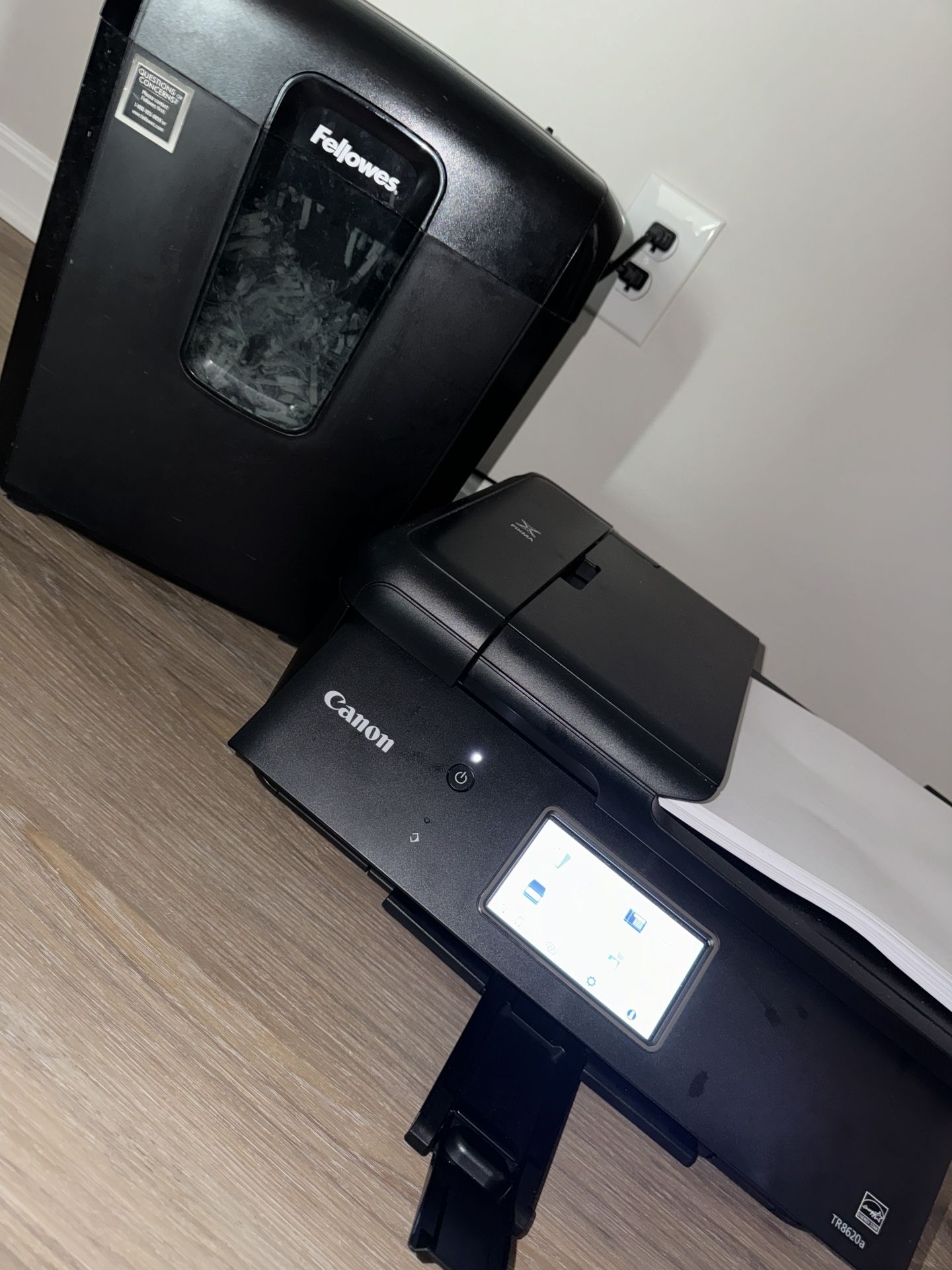 Printer And Shredder
