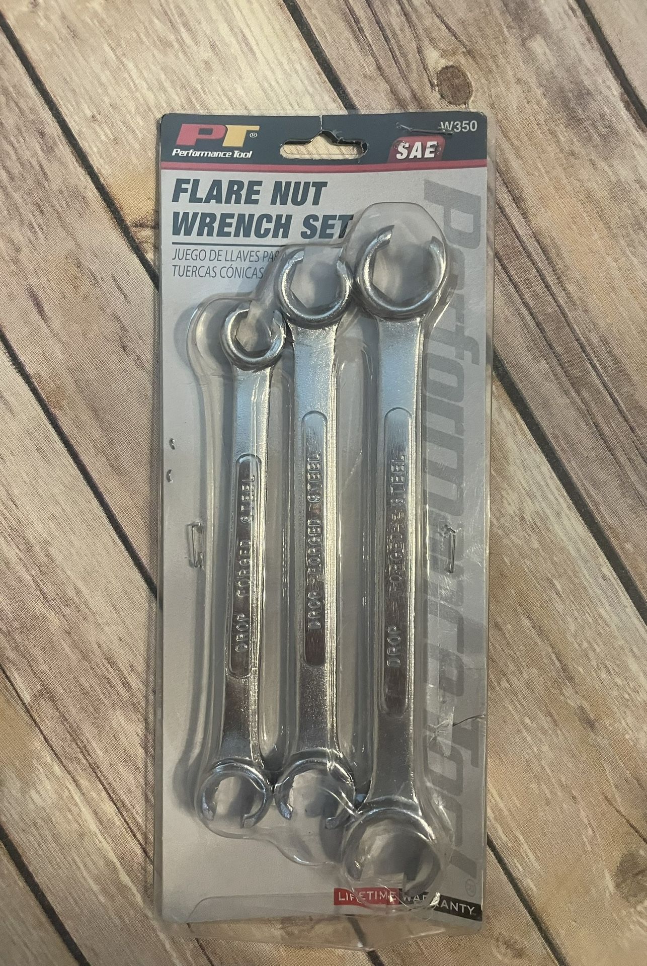 PerformanceTool Flare Nut Wrench Set