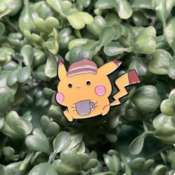 Pikachu Café-Style Enamel Pin ✨