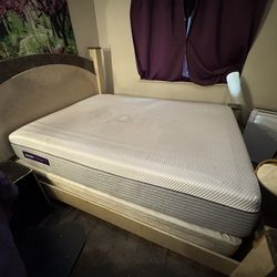 Purple Premier 3 Queen Size Matress & Frame