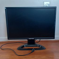 Sceptre 22in LCD Computer Monitor - black, has multiple display connections