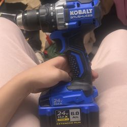 Kobelt brushless drill with 24 bolt battery