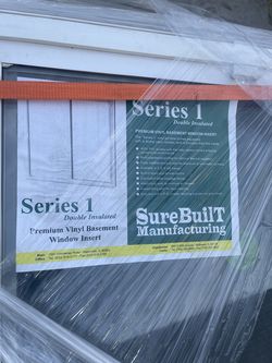 Premium Vinyl Basement Windows - Different sizes