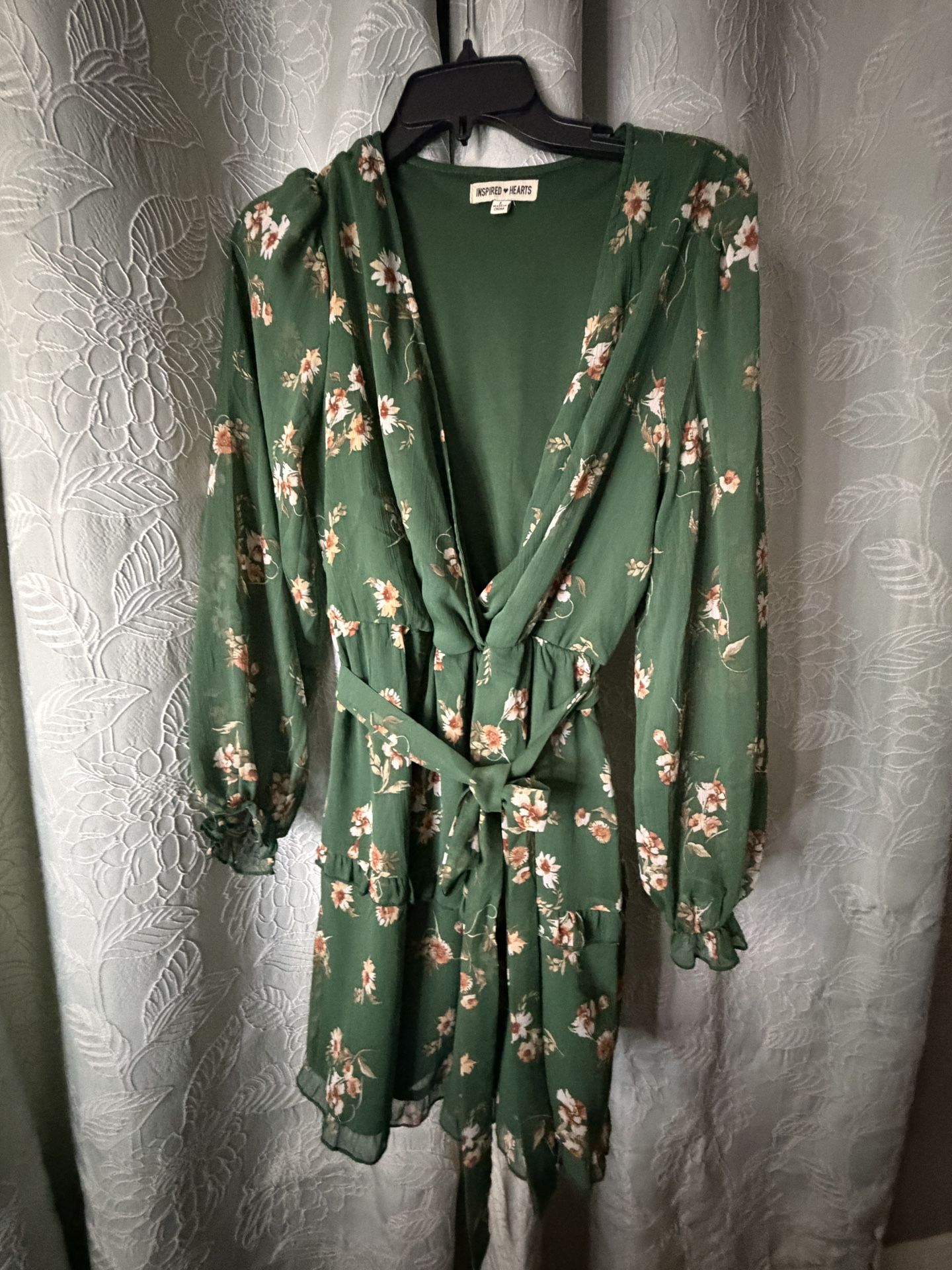 Green Floral Dress