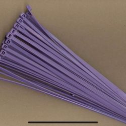 14”in Purple Zip Ties 