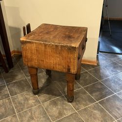 Antique Butcher Block