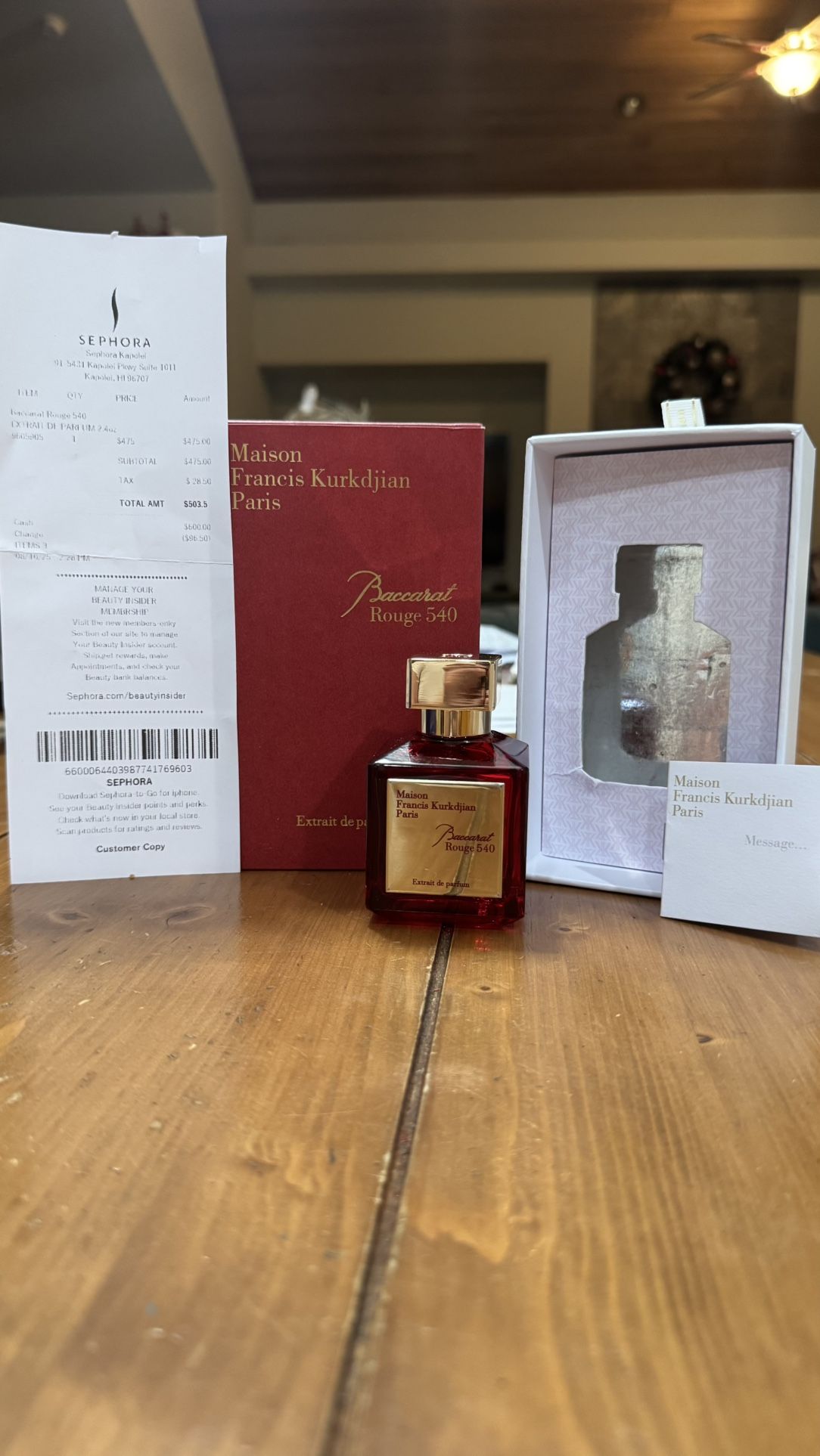 Baccarat Rouge 540 2.4 oz BRAND NEW