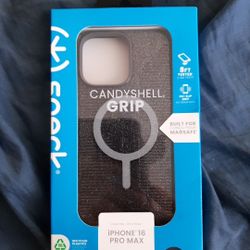 Speck CandyShell Grip case for the iPhone 16 Pro Max. 