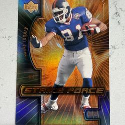 Amani Toomer 2000 Upper Deck Strike Force Insert #8 NFL New York Giants