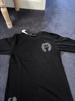 Long Sleeve Black Chrome T-Shirt
