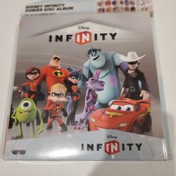 DISNEY INFINITY POWER DISC ALBUM - GREY - HOLDS 20 DISCS