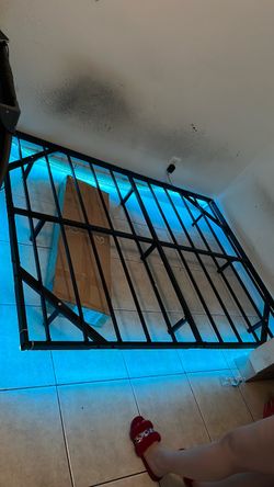Queen size metal bed frame