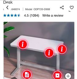 Electric desk