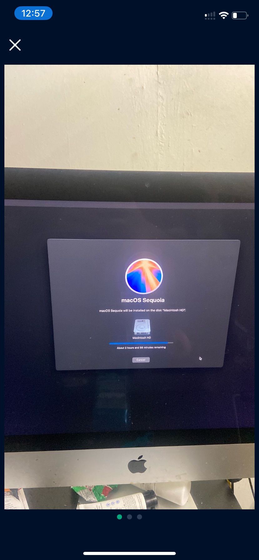 iMac 2019 21.5’ 256gb SSD 16GB Ram i3 3.6ghz Radeon Pro 555X