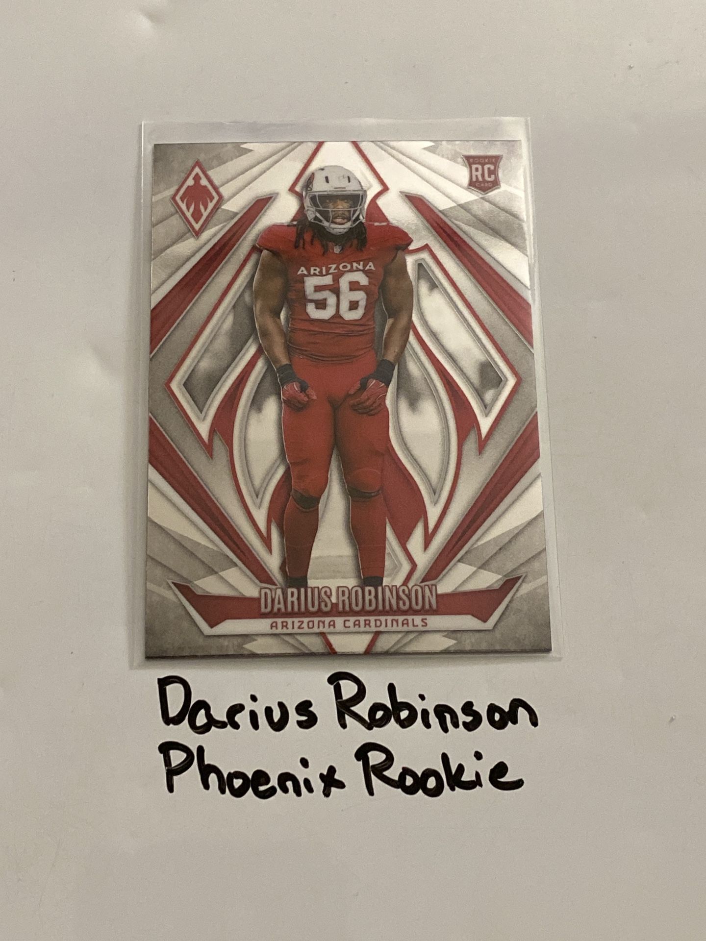 Darius Robinson Arizona Cardinals DE Phoenix Rookie Card.