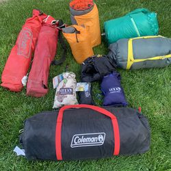 Camping Gear (his & Her) - Sleeping Bags, Pads, Tent & More 